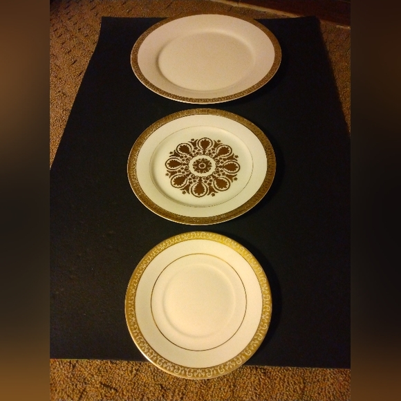 Royal Gold Buffet 3 piece Dish Set - Picture 1 of 8